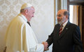 El Papa Francisco dona 25.000 euros para la lucha contra la hambruna en África
