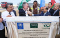 UN agency lays foundation for its biggest logistics base in Gaza